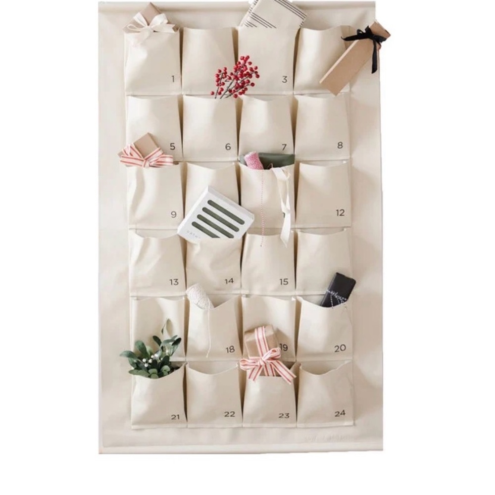 GATHRE Leather Hanging Advent Calendar